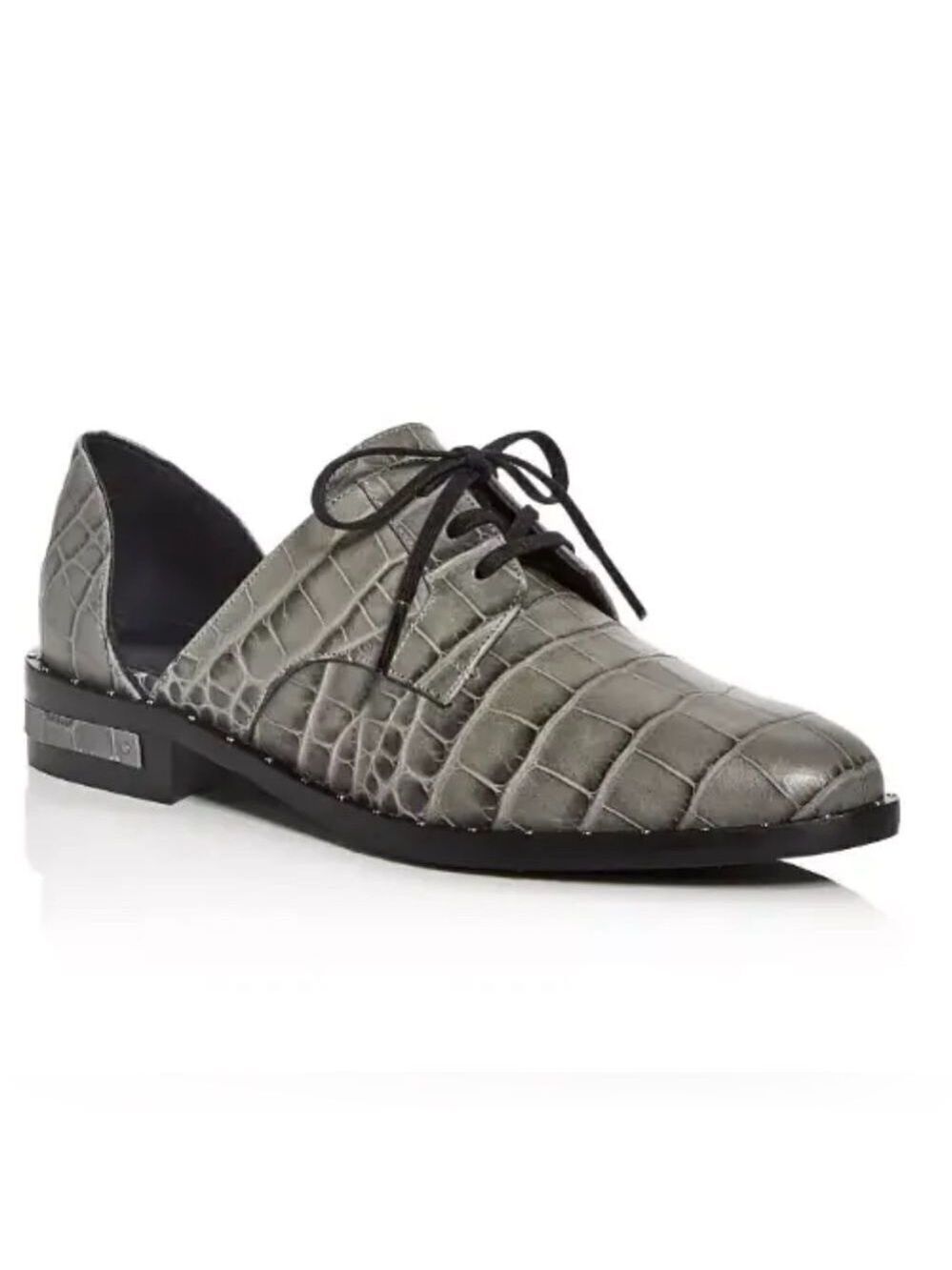 Freda Salvador Bloomingdale’s Exclusive Croc Embossed d’Orsay Oxford Shoes